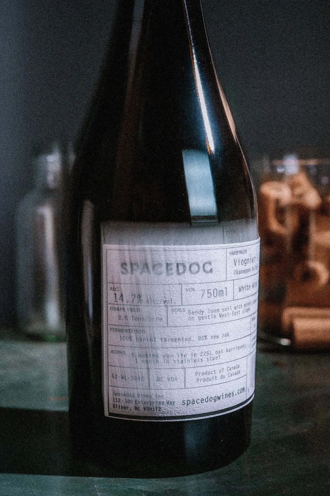 Spacedog Wine bottle