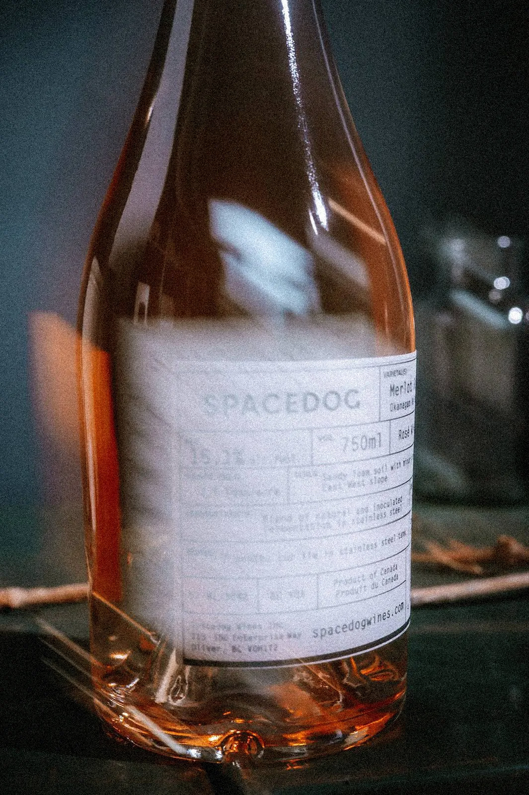 Spacedog Wine bottle